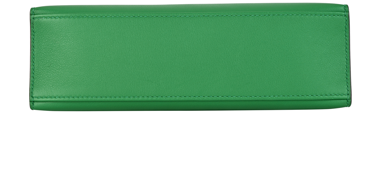 Kelly Pochette In Swift Vert Vertigo, &pound;12,000, Green, Leather, Top view